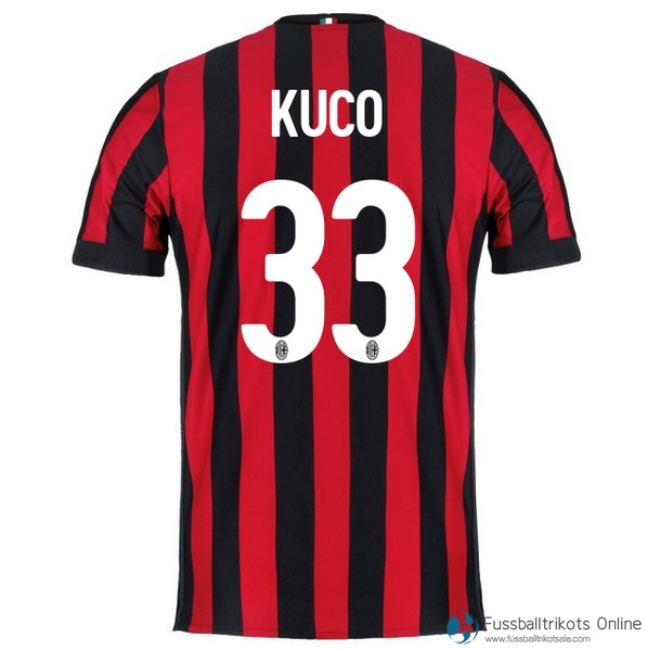 AC Milan Trikot Heim Kuco 2017-18 Fussballtrikots Günstig
